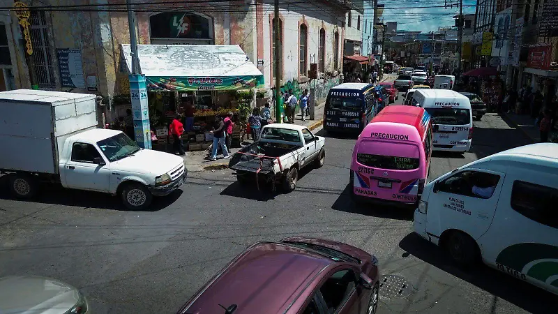 Parque vehicular en Tulancingo